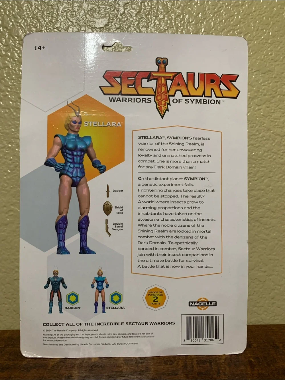 NIB Nacelle 2024 SECTAURS Warrior Of The Symbion Stellara Action Figure